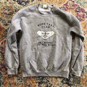 “womb tang clan ain’t nothing to mess with” hoodie